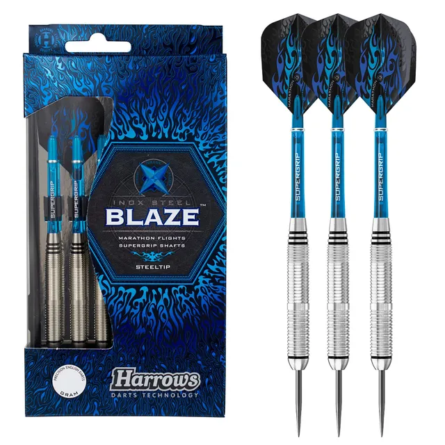 harrows-blaze-fl-chettes-pointe-acier-inox-steel image 1