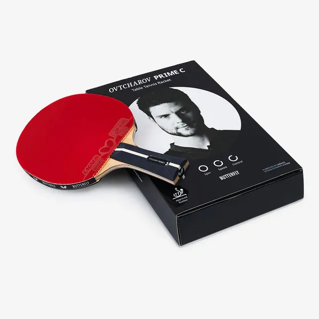 butterfly-ovtcharov-prime-c-raquette-de-tennis-de-table-compl-te-pr-te-jouer image 1