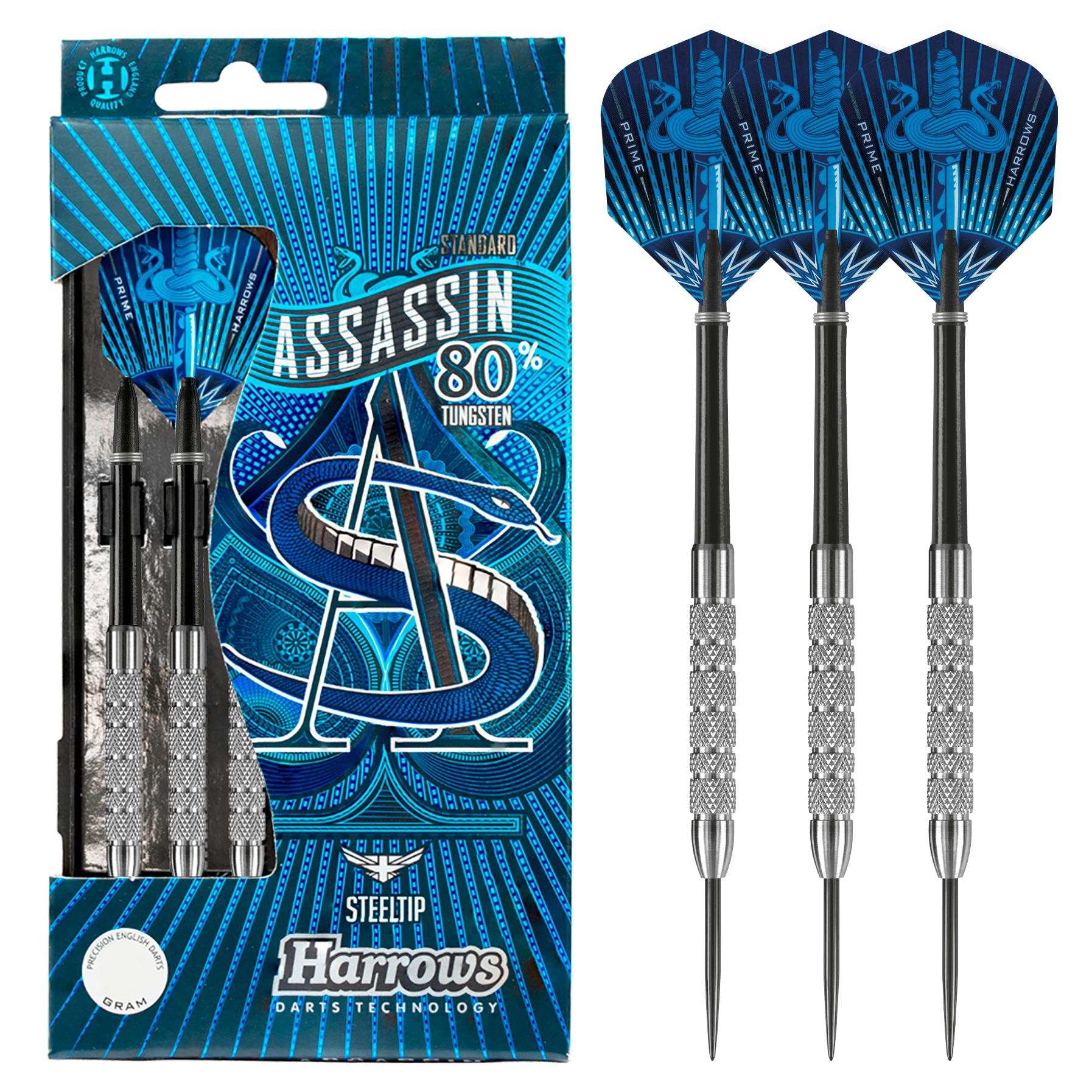 harrows-assassin-80-tungst-ne-22-g-fl-chettes-pointe-acier image 1