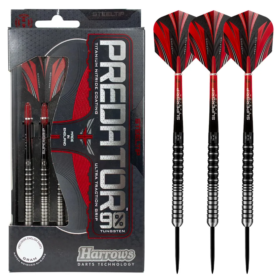 harrows-predator-90-tungst-ne-fl-chettes-pointe-acier image 1