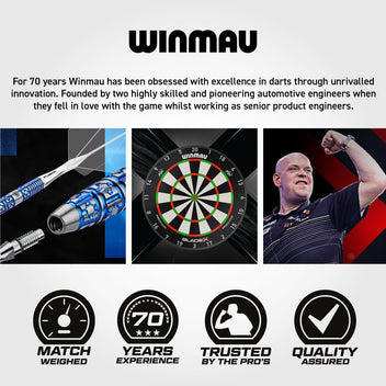 winmau-blade-x-prism-delta-vols-standard-noir-m-tallique-et-argent image 8