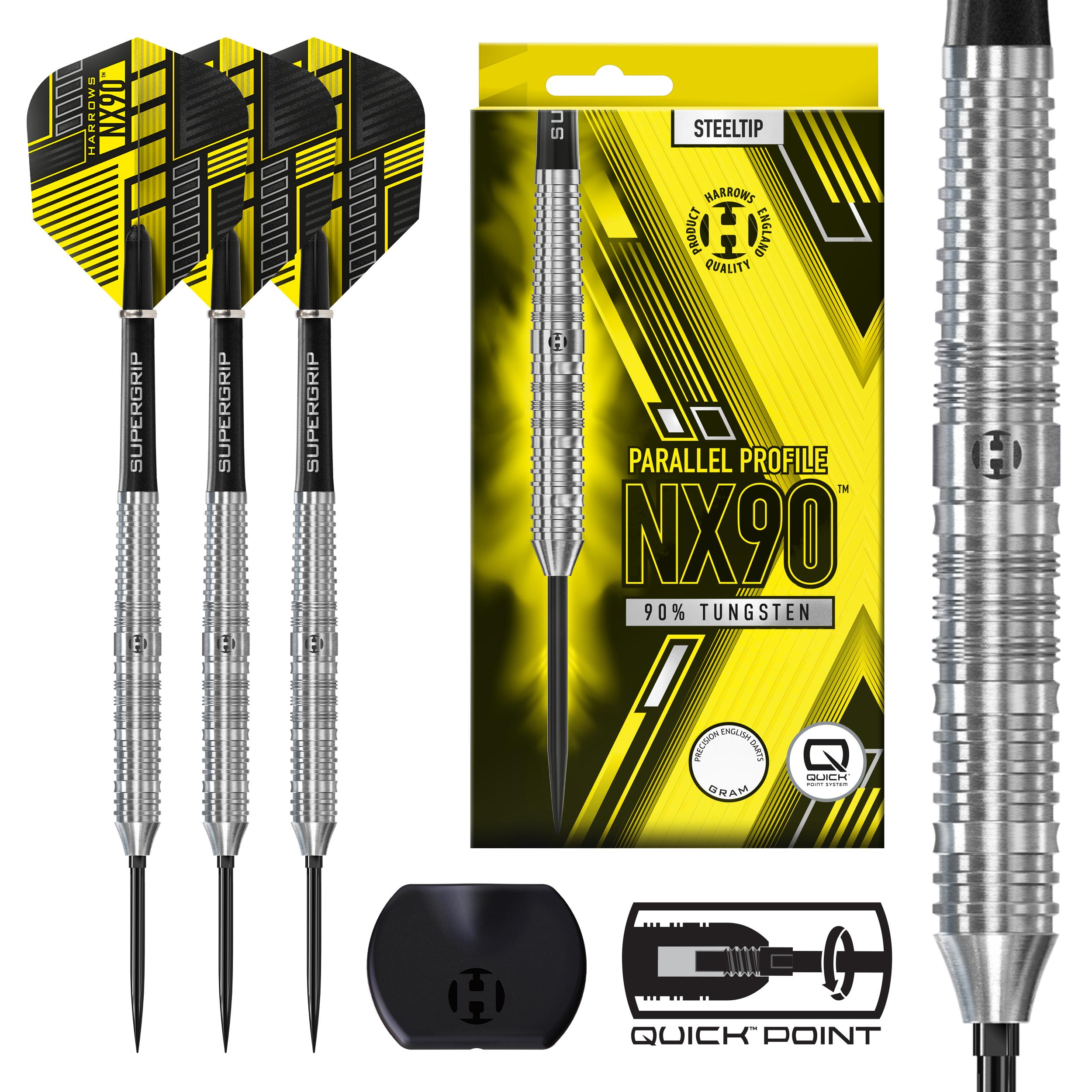 harrows-nx90-parallel-90-fl-chettes-pointe-acier-quick-point image 1