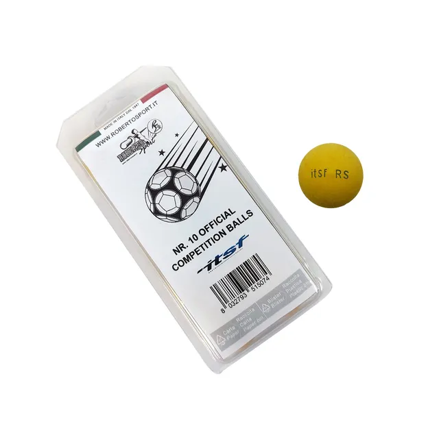 roberto-sport-balles-homologu-es-itsf-blister-de-10-balles-jaunes image 1