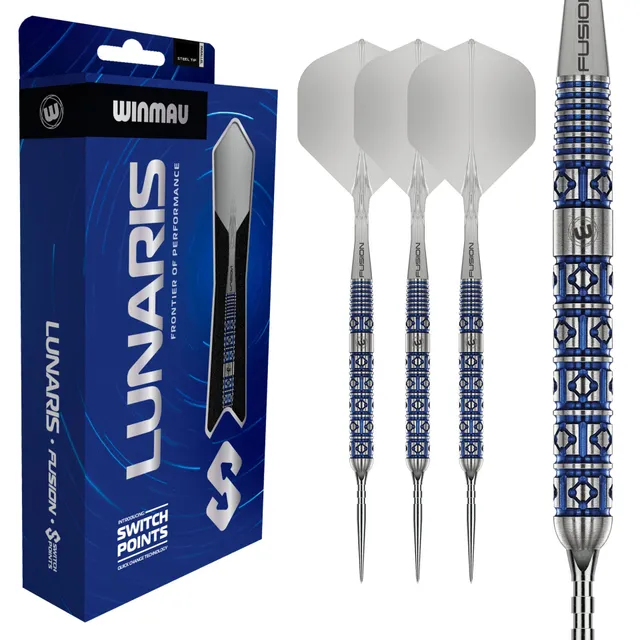 winmau-lunaris-switch-point-fl-chettes-pointe-acier-parall-les-bleu image 1