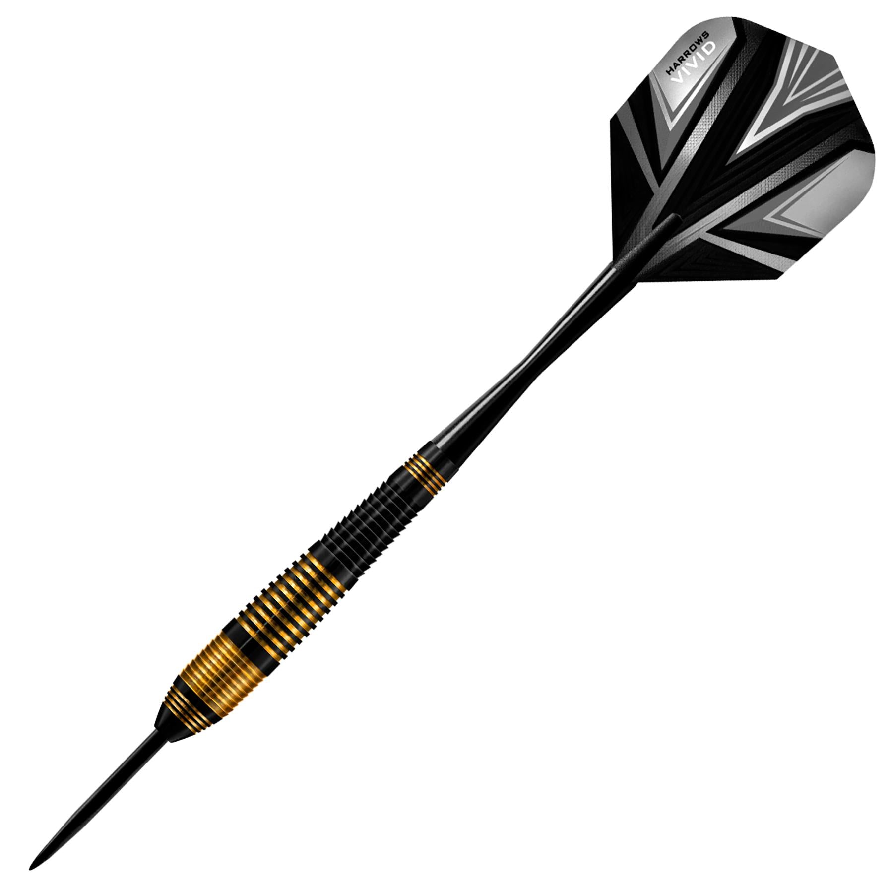 harrows-vivid-brass-noir-fl-chettes-steel-tip image 4