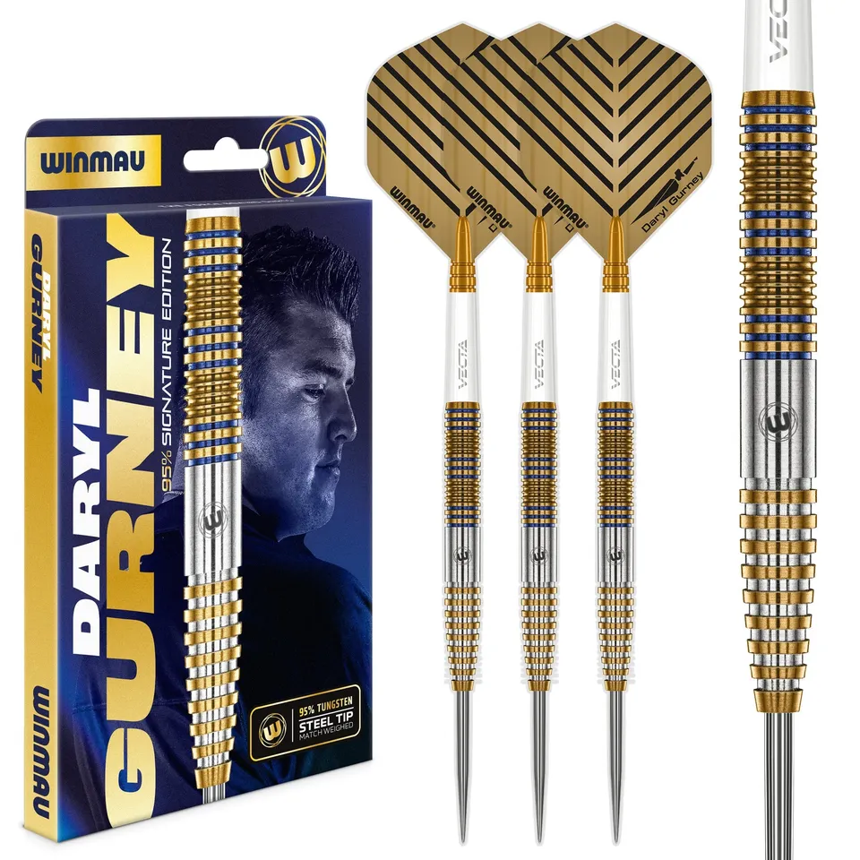 winmau-daryl-gurney-95-signature-edition-fl-chettes-pointe-acier image 1