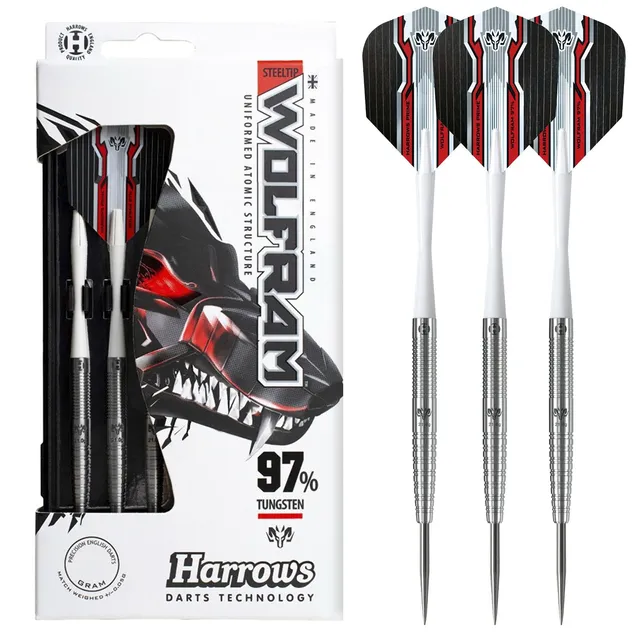 harrows-wolfram-97-fl-chettes-pointe-acier-steel-tip-darts image 1