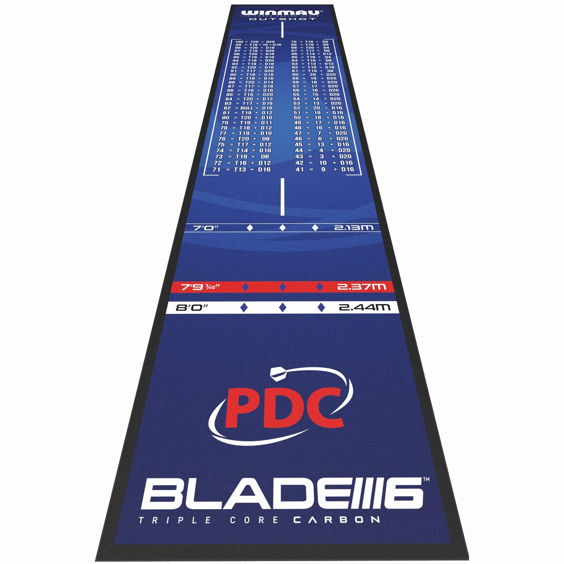 winmau-pro-zone-outshot-dart-mat-tapis-de-fl-chettes image 1