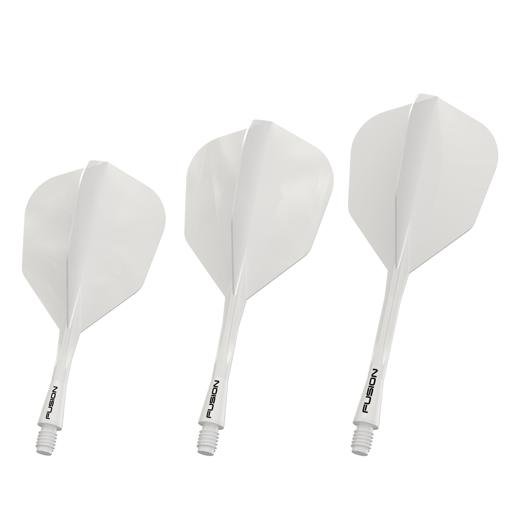 winmau-fusion-ailette-et-tige-int-gr-es-6-blanc-solide-transparent-short image 2