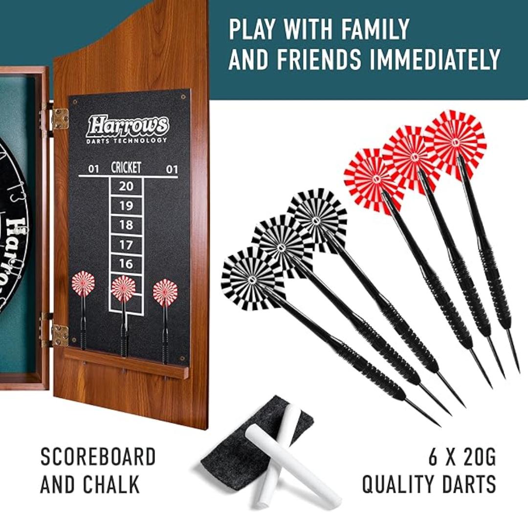 harrows-pro-s-choice-cible-et-armoire-fl-chettes-compl-te-officielle image 5
