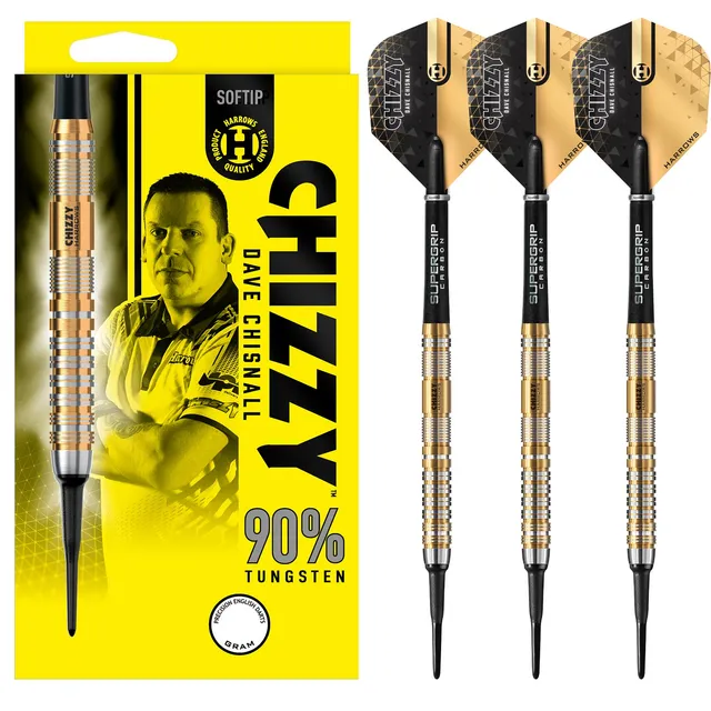 harrows-chizzy-series-2-90-fl-chettes-pointe-souple-soft-tip image 1