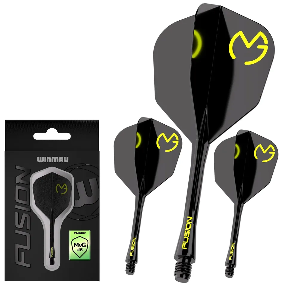winmau-fusion-6-syst-me-ailette-tige-int-gr-mvg-design-noir-et-vert image 1