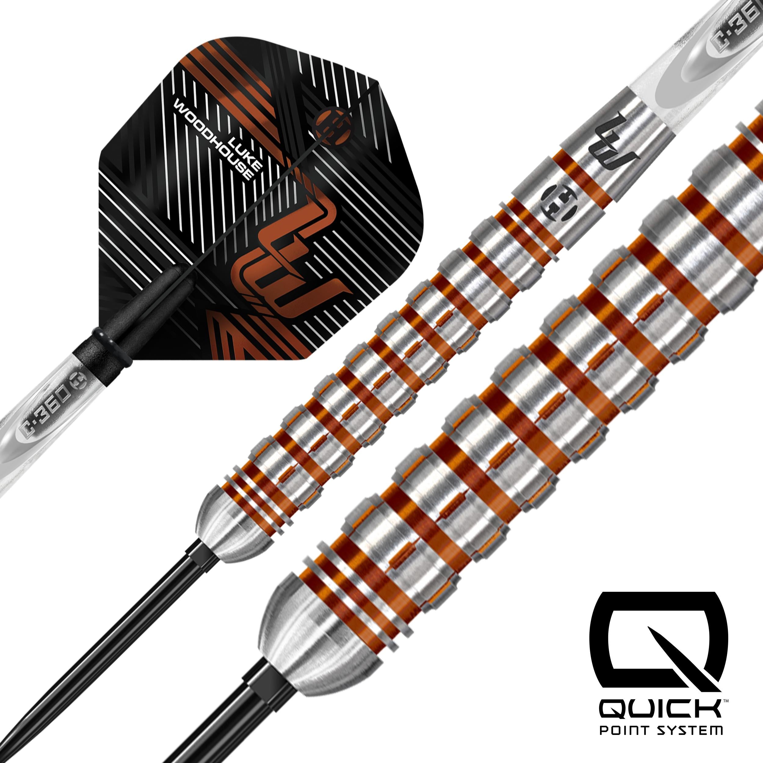 harrows-luke-woodhouse-90-series-2-fl-chettes-pointe-acier-quick-point image 2