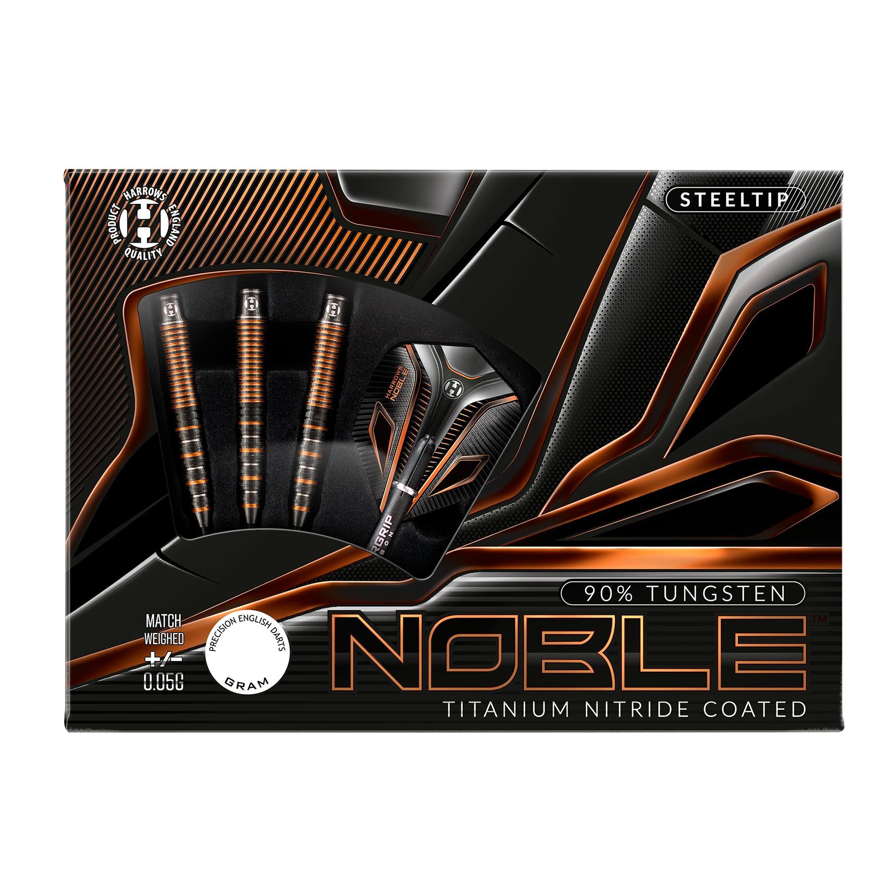 harrows-noble-90-steel-tip-darts-fl-chettes-pointe-acier image 4