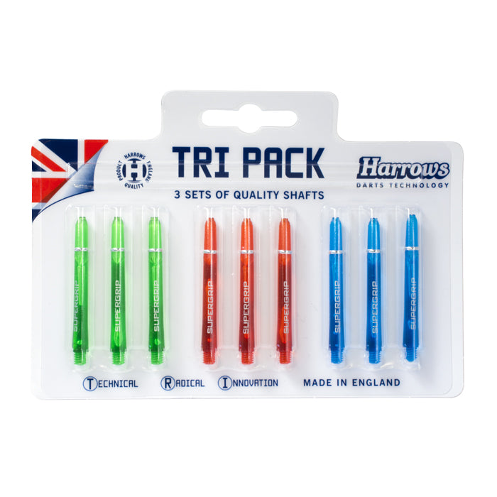 harrows-tri-pack-tiges-supergrip-medium-accessoire-fl-chettes image 2