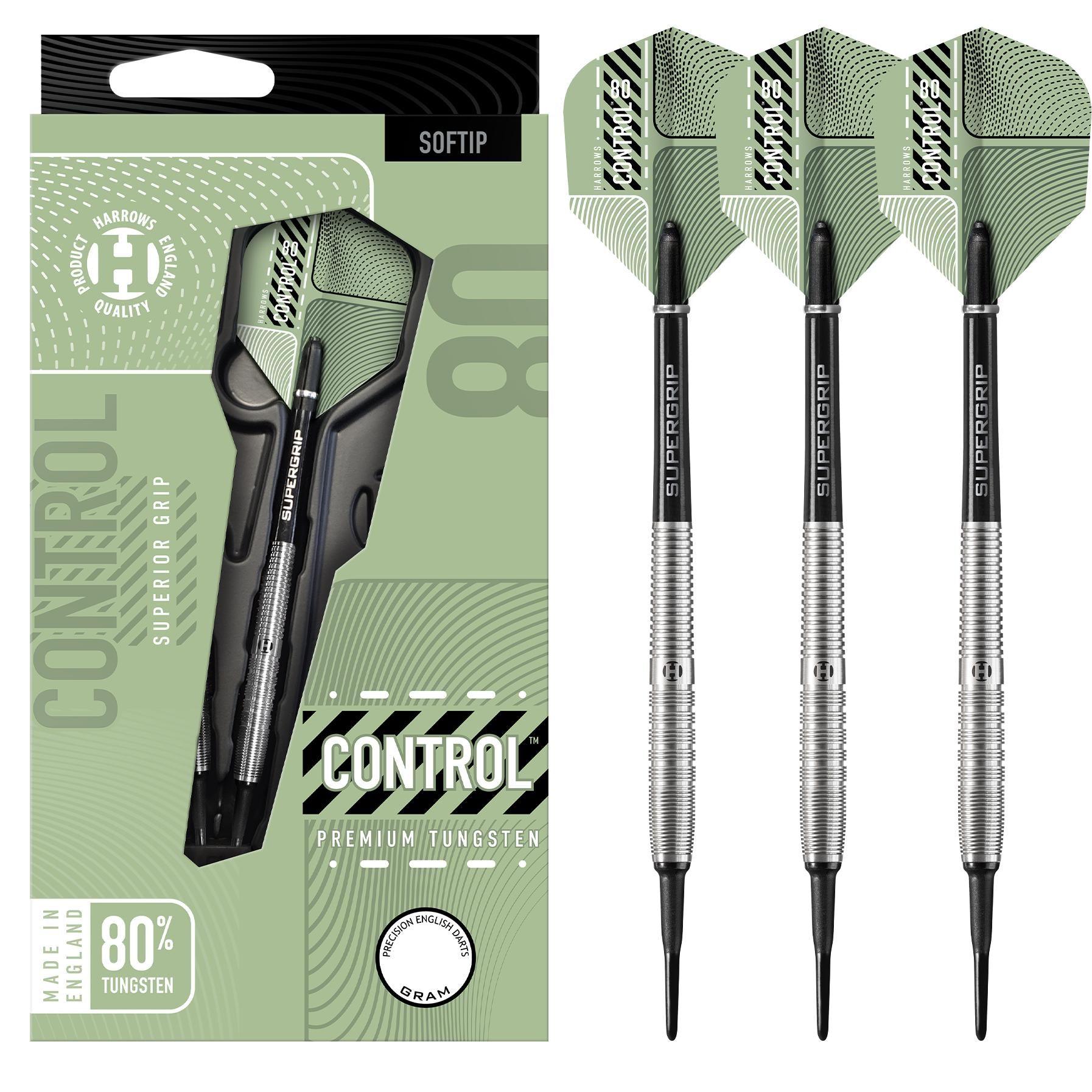 harrows-control-80-tapered-fl-chettes-pointe-souple-18g-20g image 1