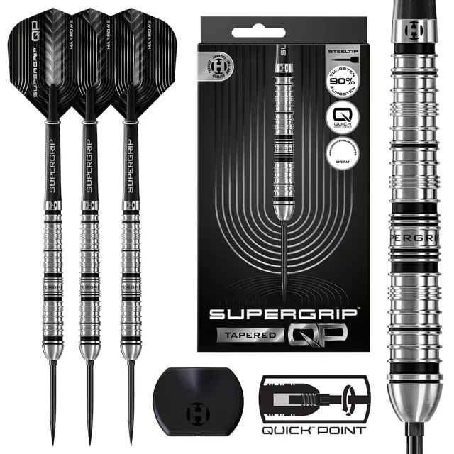 harrows-supergrip-qp-tapered-90-tungst-ne-steel-tip-quick-point image 1