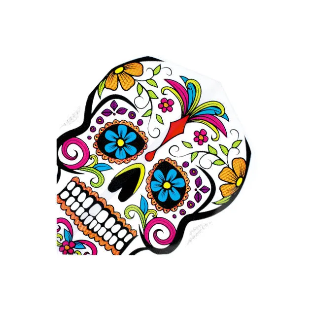 harrows-quadro-coloured-skull-flight-ailettes image 1