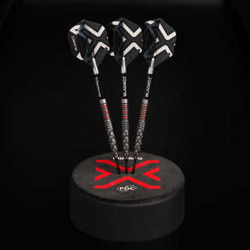 winmau-blade-x-prism-delta-vols-standard-noir-m-tallique-et-argent image 5