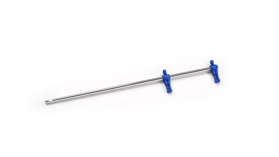 fas-pendezza-asta-2-ometti-rientrante-tige-de-rechange-16-mm-pour-baby-foot image 1