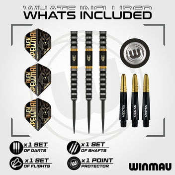 winmau-alex-spellman-series-1-fl-chettes-pointe-acier-90-tungst-ne image 2