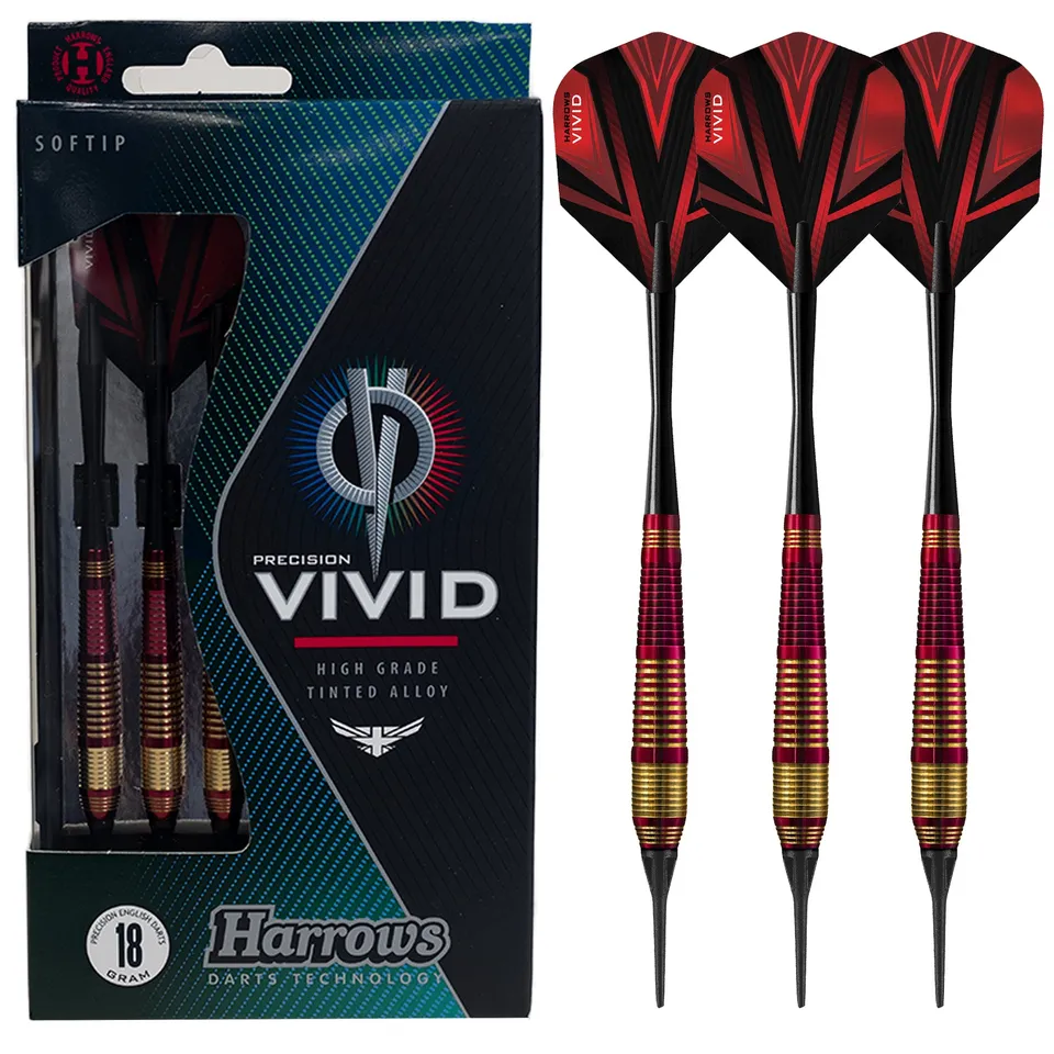 harrows-vivid-brass-red-fl-chettes-pointe-souple image 1