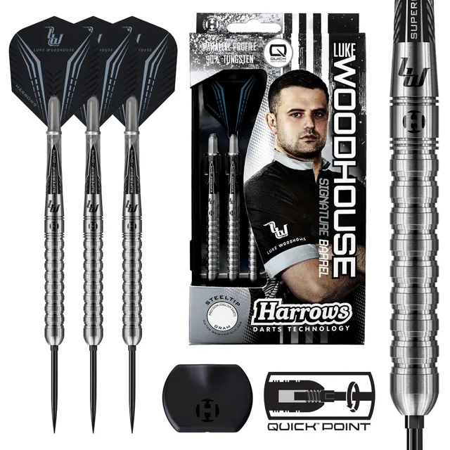 harrows-luke-woodhouse-s-rie-1-fl-chettes-pointe-acier-quick-point image 1