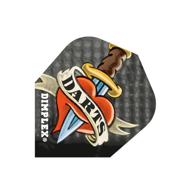 harrows-dimplex-dagger-and-heart-ailettes-lot-de-3 image 1