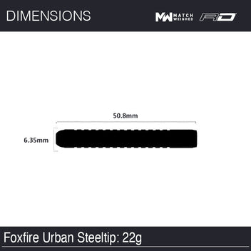 winmau-foxfire-urban-fl-chettes-pointe-acier-profil-parall-le image 7