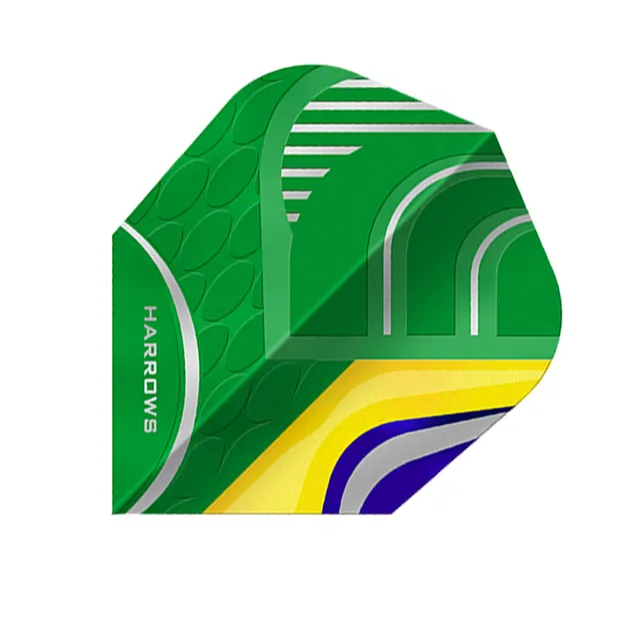 harrows-the-beautiful-game-brazil-edition-ailettes-no6-lot-de-3-100-microns image 1