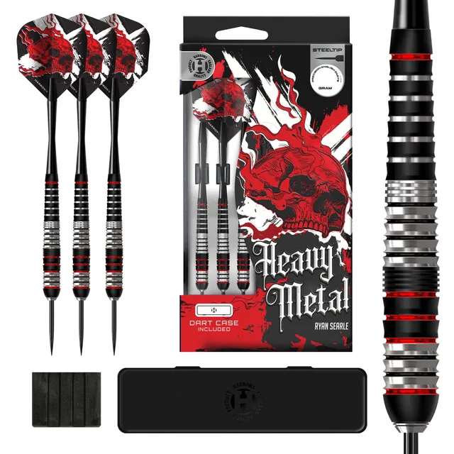 harrows-heavy-metal-ryan-searle-fl-chettes-pointe-acier-inox image 1