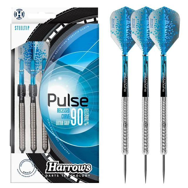 harrows-pulse-90-fl-chettes-pointe-acier-steel-tip-darts image 1