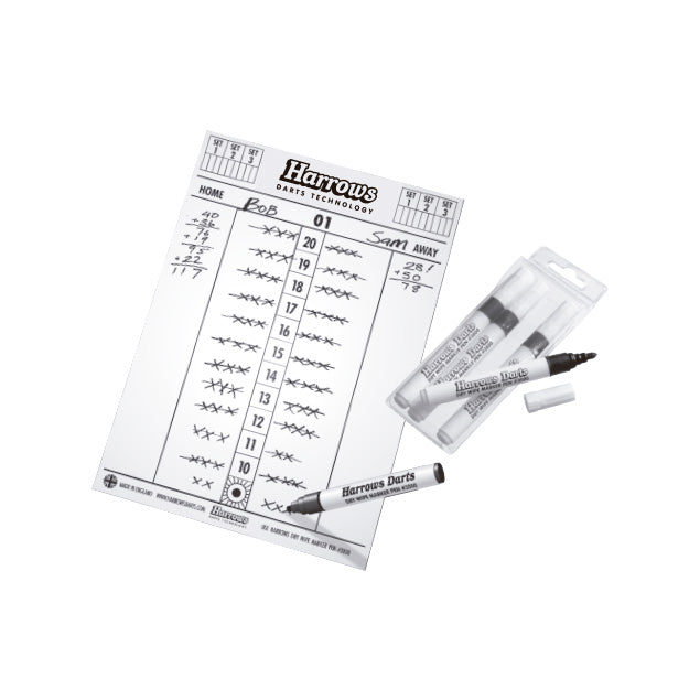 harrows-bundle-darts-throw-line-scoreboard-coffret-jeu-de-fl-chettes-complet image 4