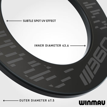 winmau-blade-360-surround-black-cercle-de-protection image 4