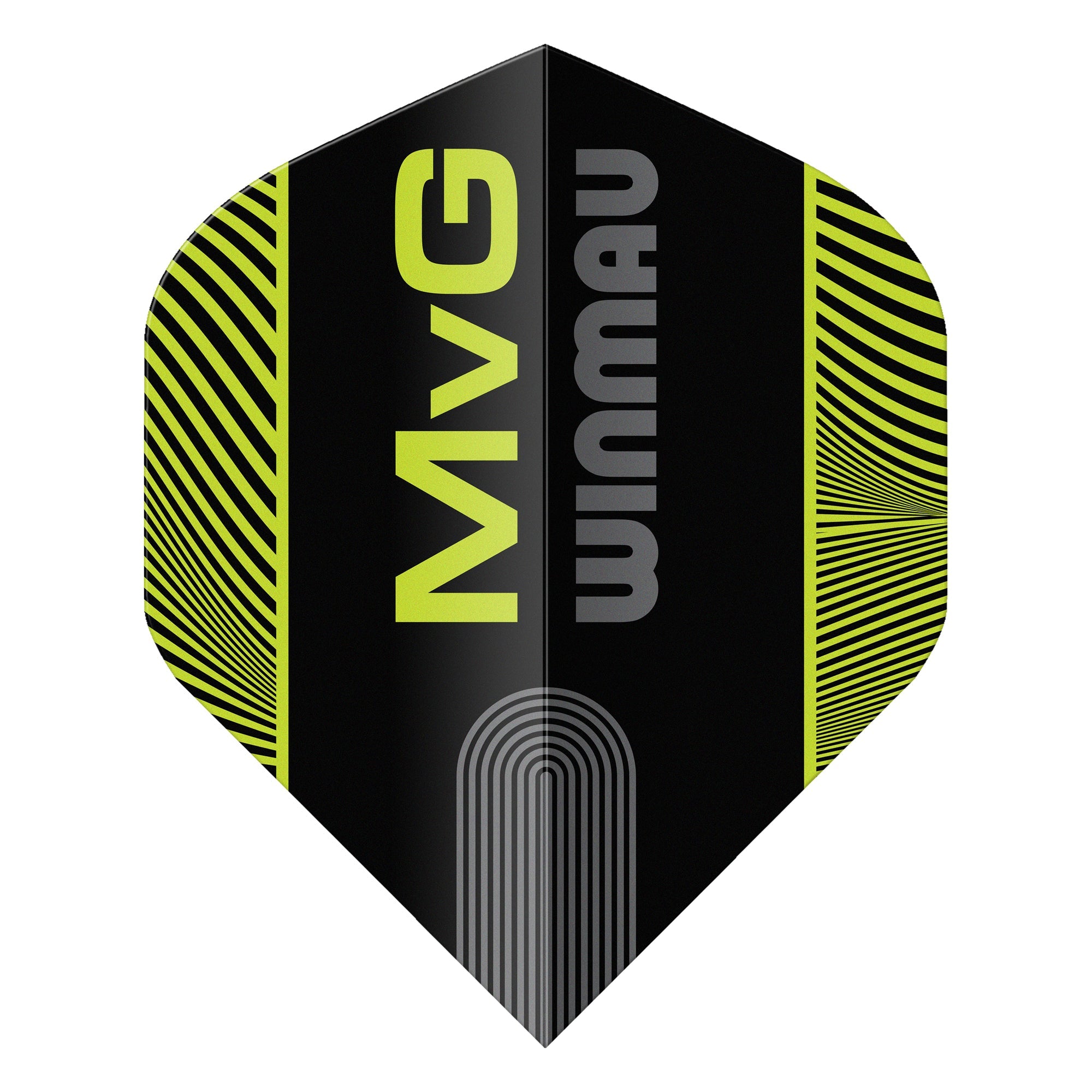 winmau-prism-delta-mvg-noir-et-vert-ailettes-de-fl-chettes image 3