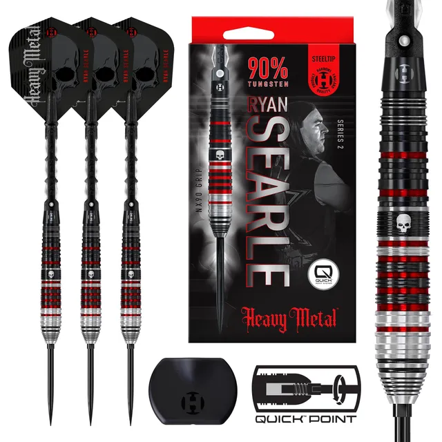 harrows-ryan-searle-90-series-2-quick-point-fl-chettes-acier image 1