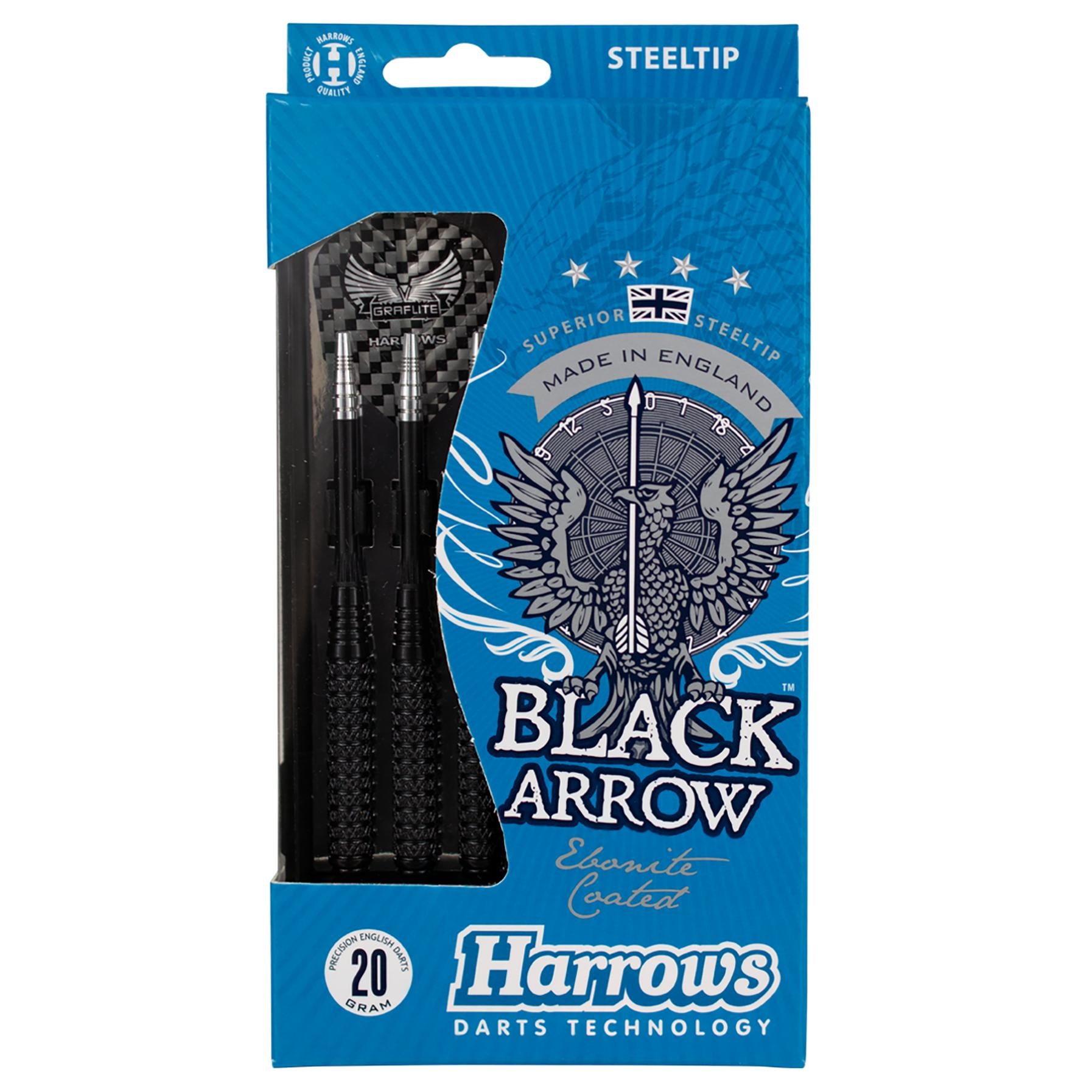 harrows-black-arrow-20g-fl-chettes-pointe-acier-laiton image 5