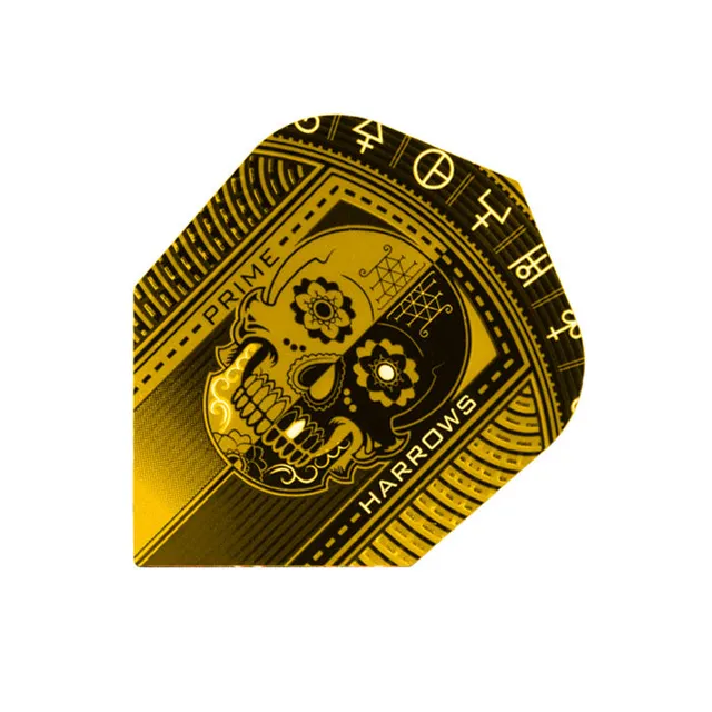 harrows-prime-gold-skull-ailettes-de-fl-chettes-lot-de-3 image 1