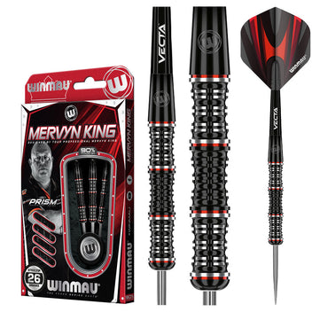 winmau-mervyn-king-se-special-edition-fl-chettes-acier-collector image 2