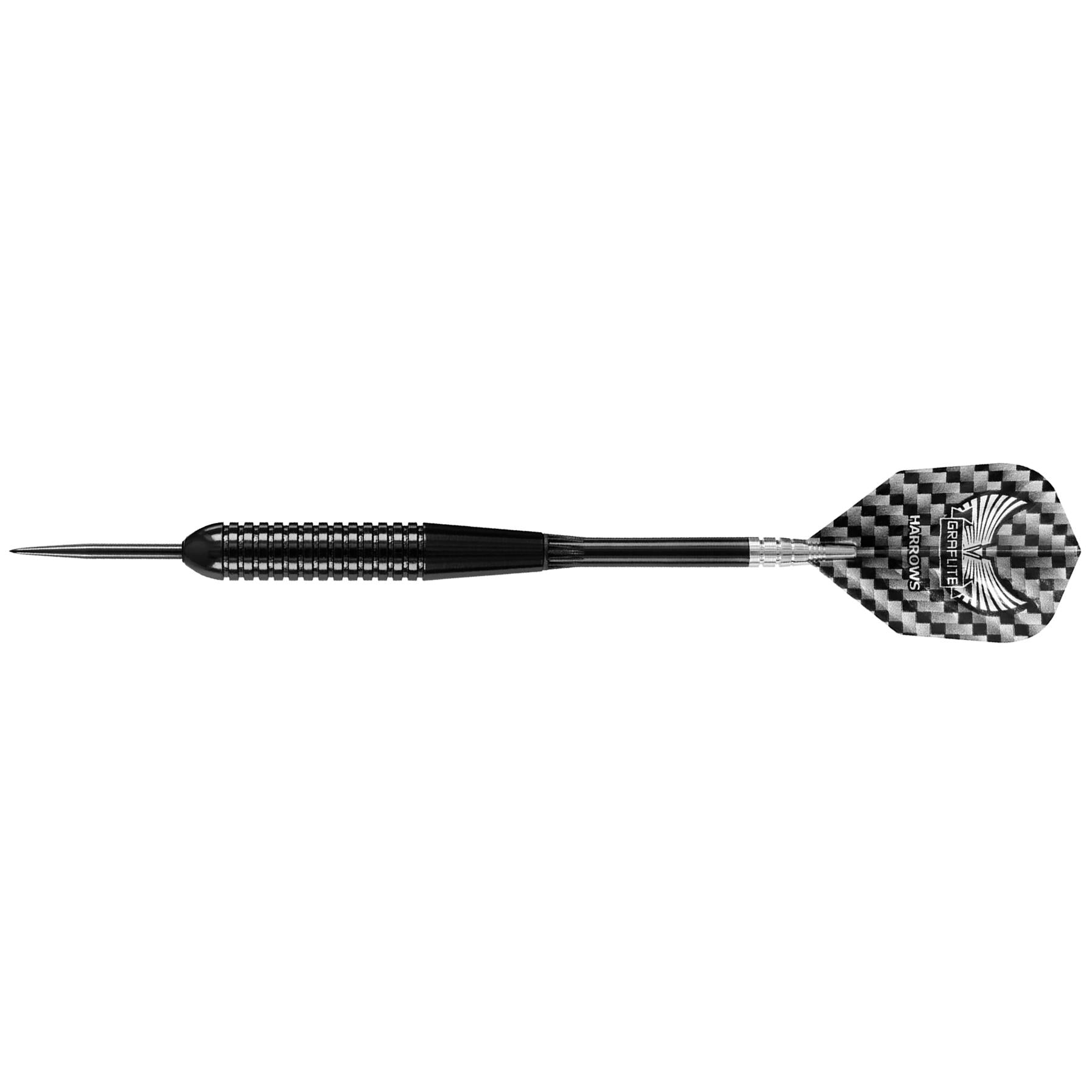 harrows-black-arrow-21gr-steel-tip-fl-chettes-pointe-acier image 6
