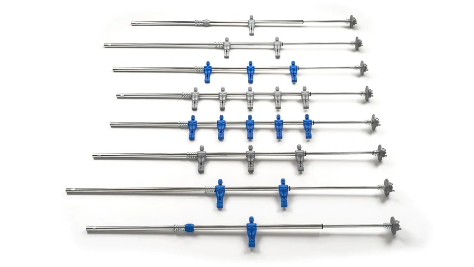 fas-pendezza-serie-aste-telescopiche-complete-per-esterno-kit-8-barres-t-lescopi image 1