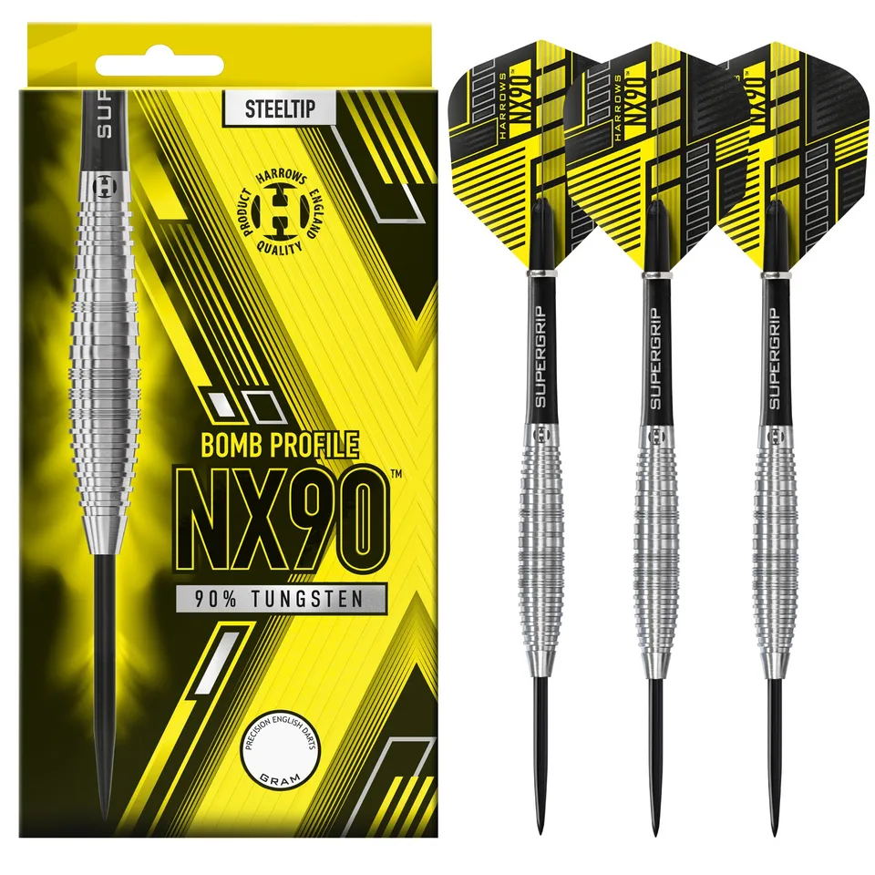 harrows-nx90-bomb-90-fl-chettes-pointe-acier-tungst-ne image 1