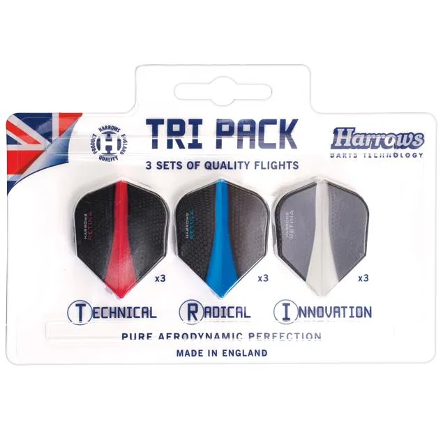 harrows-tri-pack-flights-vol-es-100-microns image 1