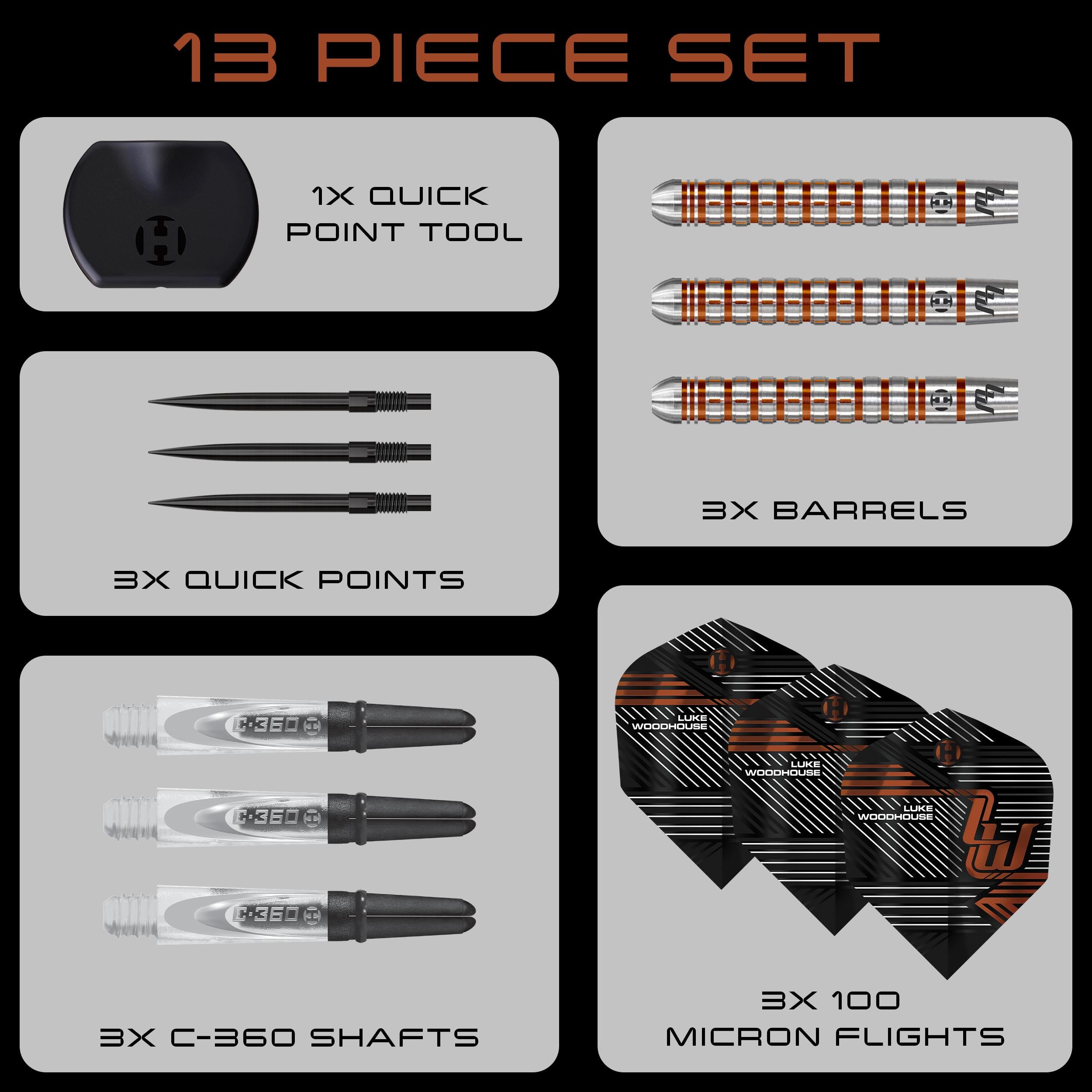 harrows-luke-woodhouse-90-series-2-fl-chettes-pointe-acier-quick-point image 7