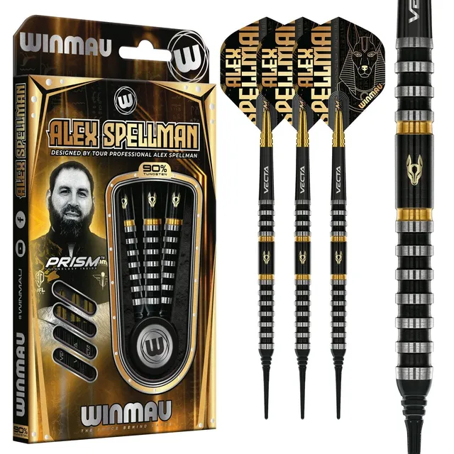 winmau-alex-spellman-signature-series-1-fl-chettes-soft-tip-90-tungst-ne image 1