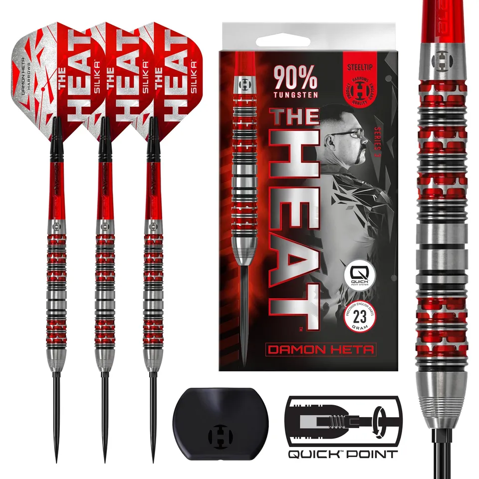 harrows-damon-heta-90-series-3-flechettes-acier-quick-point image 1