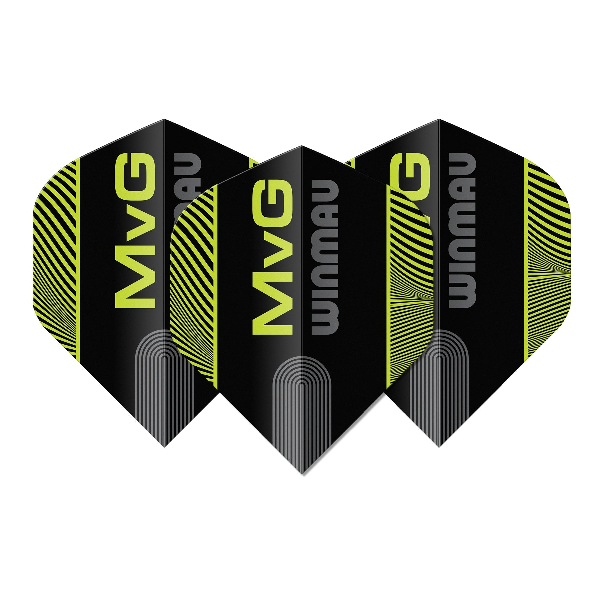 winmau-prism-delta-mvg-noir-et-vert-ailettes-de-fl-chettes image 2