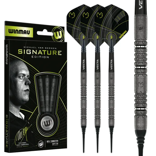 winmau-mvg-signature-edition-soft-tip-fl-chettes-pointe-souple-90-tungst-ne image 1