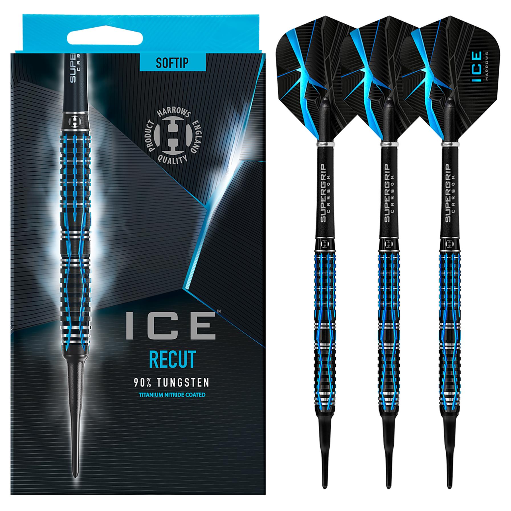 harrows-ice-recut-90-fl-chettes-pointe-souple-soft-tip image 1