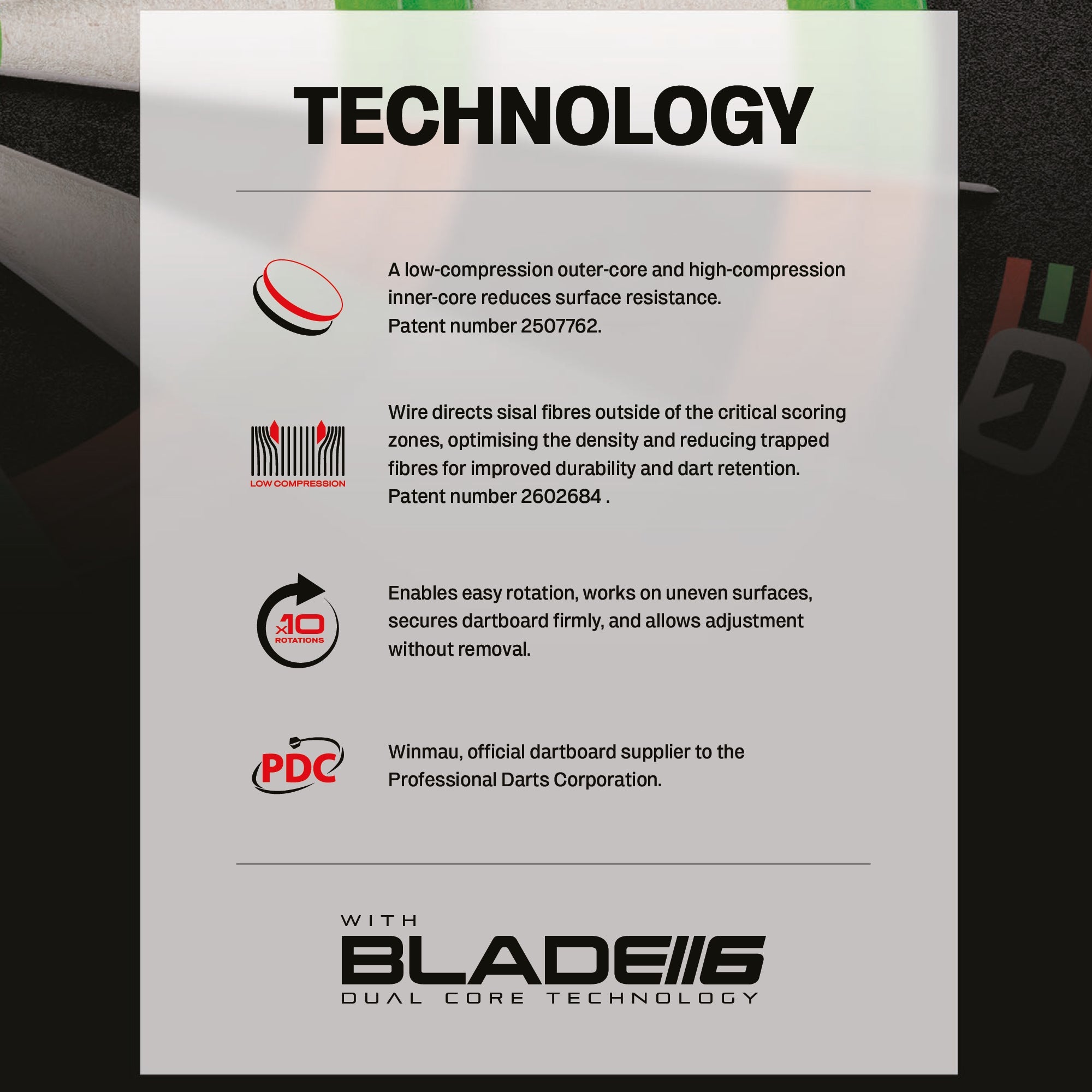 winmau-equalizer-cible-d-entra-nement-officielle-jdc-blade-6-dual-core image 7
